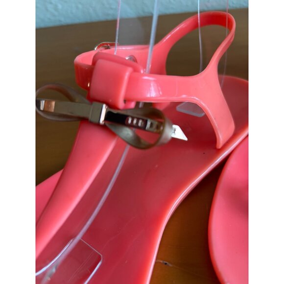 Ted Baker Womens Verona Rubber Bow Detail Pink Sandals - Picture 6 of 9